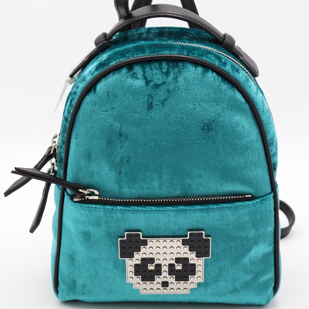 HOST PICK🥳🐼 Les Petits Joueurs Baby Mick Panda Velvet Backpack - Picture 2 of 8